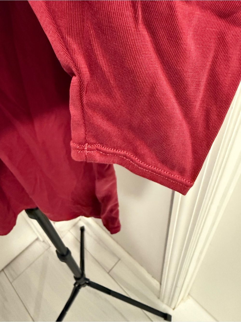 HALARA Relaxed Boatneck Long Sleeve Top - Wine Red - Picture 5 of 5